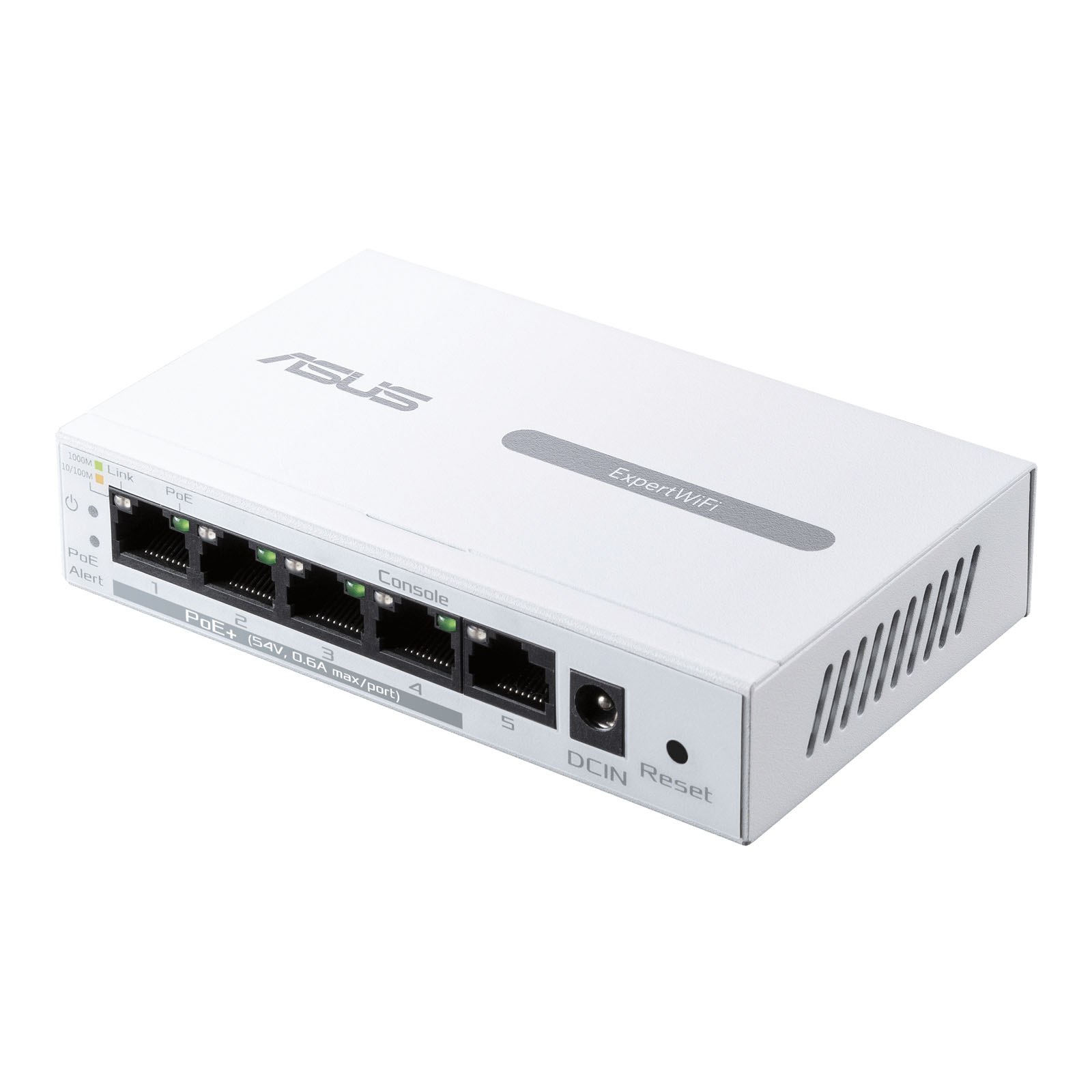 ASUS ExpertWiFi EBP15 5-Port Gigabit PoE+ Desktop Switch 